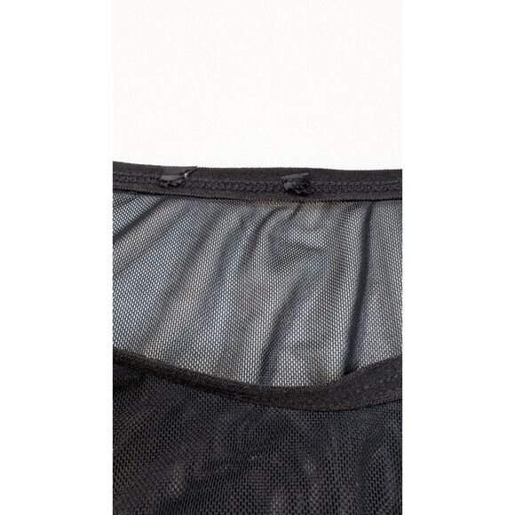 Dolls Kill Widow Reign of Pleasure Mesh Top - Picture 3 of 6